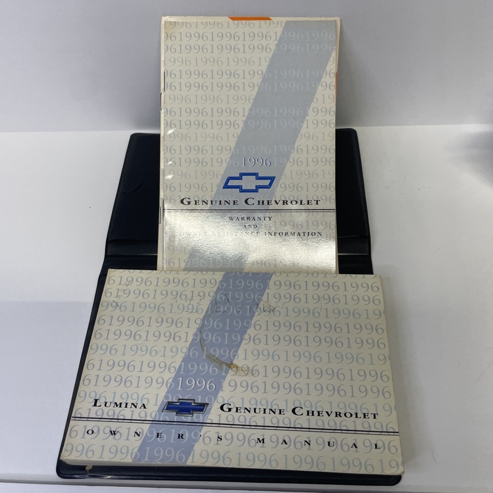 1996 Chevrolet Lumina Owners Manual & Warranty Info In Case